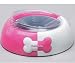 Bamboo Feed & Toss 30oz Pink Dog Bowl with 2 Disposable Liners