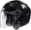 HJC IS-33 BLACK MOTORCYCLE Open-Face-Helmet