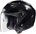 HJC IS-33 BLACK SIZE:LRG MOTORCYCLE Open-Face-Helmet