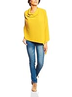 SO CACHEMERE Poncho Lydie (Mostaza)