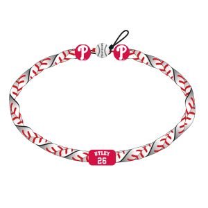 Philadelphia Phillies Chase Utley Classic Jersey Frozen Rope Baseball Necklace at Amazon.com