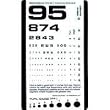 Grafco Pocket Size Plastic Eye Chart, 6 3/8" x 3 1/2" Model # 1243