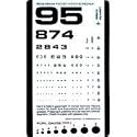 Grafco Pocket Size Plastic Eye Chart, 6 3/8" x 3 1/2"