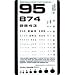 Grafco Pocket Size Plastic Eye Chart, 6 3/8" x 3 1/2"