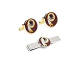 Washington Redskins Cufflinks and Tie Bar Gift Set
