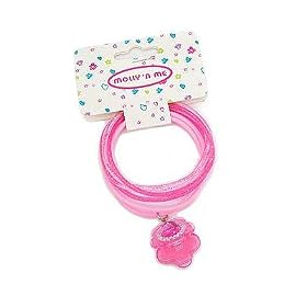 Glitter Bracelet with Lip Gloss Charm Select Color: pink