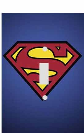Superman Shield Decorative Switchplate Cover
