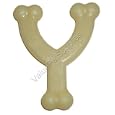 Nylabone Durable Pooch Pacifier Wishbone Regular Chew Dog Toy (regular size (4.75'' H x 3.75'' W))