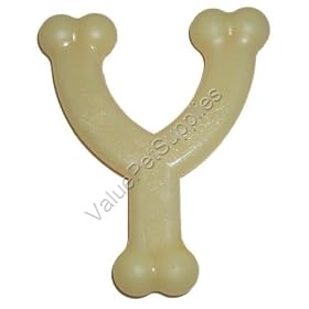 Nylabone Durable Pooch Pacifier Wishbone Regular Chew Dog Toy (regular size (4.75'' H x 3.75'' W)) by Nylabone