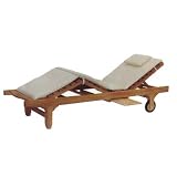 Three Birds Teak Lounger Cushion