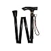 Adjustable Aluminium Folding Walking Stick Pole 81-92cm