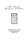 GE Dryer Repair Dvd