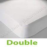 Matching Bedrooms Luxury Double Polycotton Waterproof Terry Towelling Mattress Protector