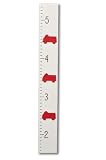 Homeworks Etc Firetruck Growth Chart, Ivory/Red