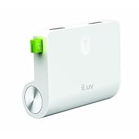 iLuv IAD710WHT RockWall, Dual USB Wall Charger for iPad/iPhone/iPod - Retail Packaging - White
