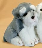Plush Schnauzer Sitting Puppy 11