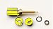 Electronics : Pomona 3750-4 Yellow Gold Plated Banana Jack Binding Post