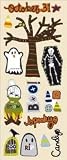 Imaginisce Spooky Town Chipboard Stickers 5