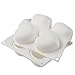 Silikomart White Nonstick Amorini Heart - 8 Cavities