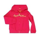 Apple Bottoms - Apple Bottoms Little Girl Embroidered French Terry Hoodie
