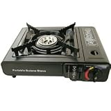 Portable Camping Gas Cooker Stove + 2 Free Gas Cartridges Refills
