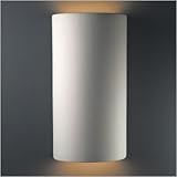 Ambiance Open Top and Bottom Big Cylinder Outdoor Wall Sconce Finish: Rust Patina