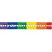 Riesen-Girlande Regenbogen, 10 Meter