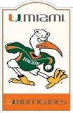 Miami Hurricanes Nostalgic Metal Sign