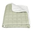 Tadpoles Basics Polka Dot Coverlet - Sage
