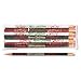 MOON PRODUCTS Decorated Wd Pencil, Merry Christmas, #2, BLK/GN/RD/WE Brl, Dozen