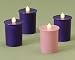 4-Piece Battery Operated LED Lighted Christmas Advent Votive Candle Set
