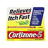 Cortizone 0.5 % Hydrocortisone Ointment Relives Itch Fast - 1 Oz