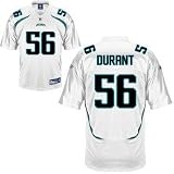 Youth Small (8) NFL Jacksonville Jaguars Justin Durant #56 White Throwback Football Jersey