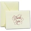 Cranberry Script Thank You Notes