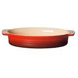 Le Creuset Oval Baker, 1-3/4 quart: Cherry