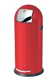 Hailo 0850-579 Gro&szlig;raum-Abfallbox KickMaxx 50, rot