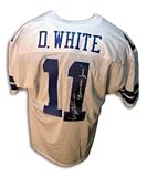 Danny White Signed Dallas Cowboys White Throwback Jersey - Americas Team