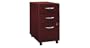 Bush Series C 3-Drawer Mobile Pedestal File, 15-3/4w x20-3/8d x 28-1/8h, MY