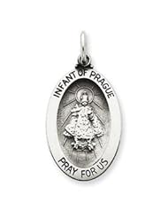 Sterling Silver Sacred Heart of Jesus Medal QC5482"