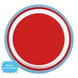 giggle Melamine Striped Plate - Blue/Orange