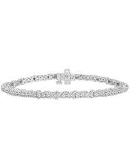 Diamond Tennis Bracelet 14K White Gold - 1.00 CT Diamonds