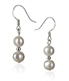 PearlsOnly Cerella White 6-7mm A Freshwater Sterling Silver Pearl Earring Set