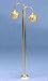 Brass Double Floor Lamp 12V
