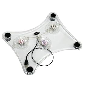 Laptop Notebook Cooler Pad w/ 3 Fans