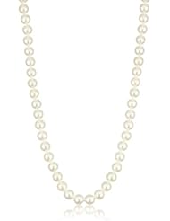 Radiance Pearls "Pearl Jewelry" 14K Gold Clasp 7.0-7.5mm White Japanese Akoya Cultured Pearl Necklace
