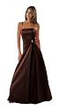 Elegantes langes Abendkleid, Farbe braun von Astrapahl