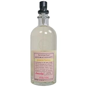 Click here to buy Bath and Body Works Aromatherapy Jasmine Vanilla Soothing Pillow Mist 4 oz by Bath & Body Works.