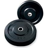 Kraiburg 35 lbs. Premium Solid Rubber Bumper Plates
