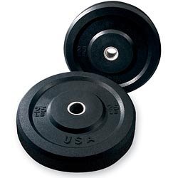 Kraiburg 35 lbs. Premium Solid Rubber Bumper Plates