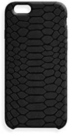 iPhone 6 Black Embossed Python Case 100 % Authentic Leather Handmade Premium Slim Case smooth touch